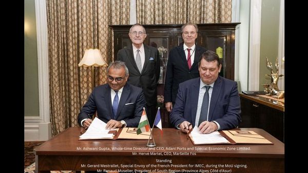 Adani Ports & SEZ and Port of Marseille Fos Sign Strategic IMEC Partnership to Strengthen India–Europe Trade Connectivity