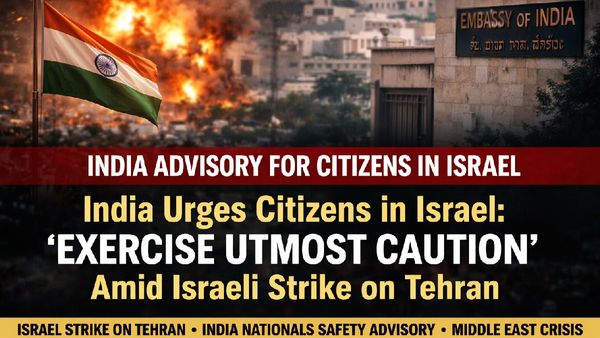 Iran Vs Israel and USA: India Urges Its Citizens in Israel to ‘Exercise Utmost Caution’