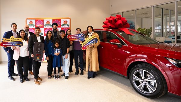 Laxmi Brand Awards New Jersey Family Lexus RX 350 in Diwali Giveaway