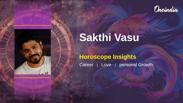 Pisces Horoscope for Sakthi Vasu: Guidance on Love, Career and Health