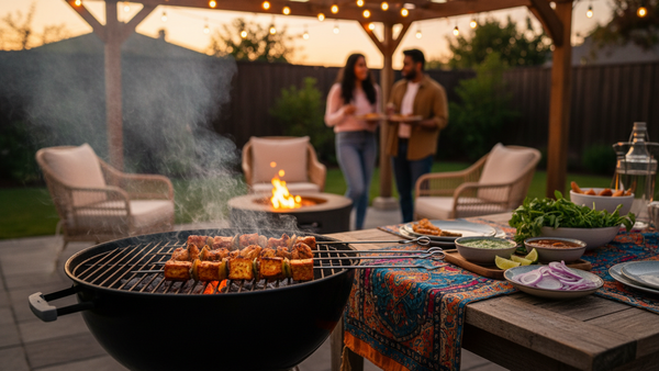 Indian Inspired Summer BBQ: How to Host a Relaxed Backyard Party with Savvy Menu and Safety