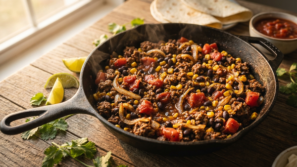 Burrito Mix Recipe: Easy Tex-Mex Meat, Bean and Rice Filling for Burritos