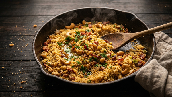 Farofa: How To Toast Manioc Flour For a Tasty Brazilian Side Dish