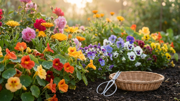 Edible flowers add beauty and flavour to your home garden safely