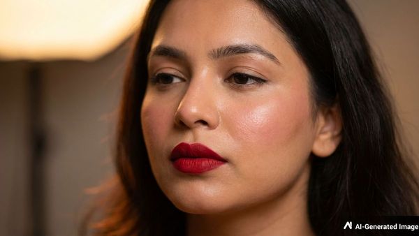 Valentines beauty trends: Red lips and rosy glow that last in heat