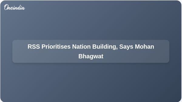 Mohan Bhagwat Asserts RSS Focuses on Individual Development Over Hindutva Politics
