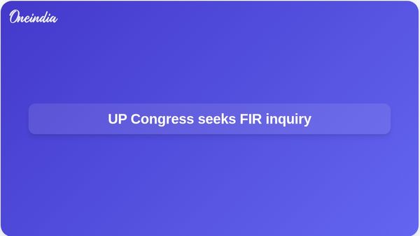 Uttar Pradesh Congress protest seeks fair inquiry into FIR against Swami Avimukteshwaranand