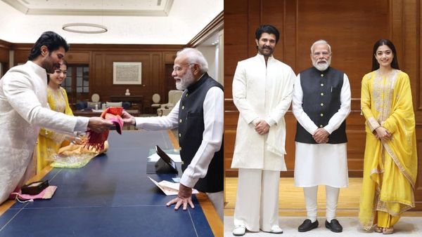 Vijay Deverakonda And Rashmika Mandanna Invite PM Narendra Modi To The Grand Hyderabad Reception