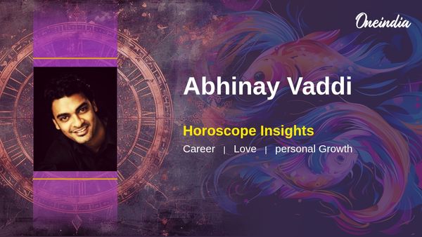Abhinay Vaddi Pisces Horoscope Predicts Steady Career Growth and Calm Focus