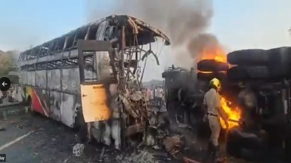 Andhra Accident: 10 killed in Markapuram After Tipper-Bus Collision