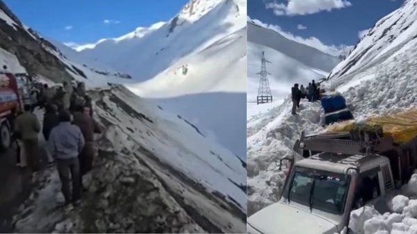 Seven Killed In Zojila Pass Avalanche In Ladakh; Multiple Vehicles Buried, Rescue On