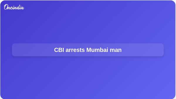 Cyber scam trafficking: CBI arrests Mumbai man linked to Myanmar compounds
