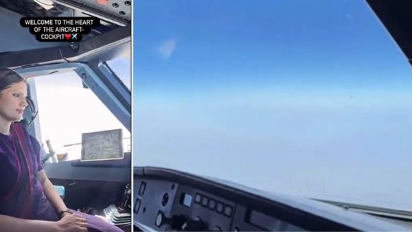 Air Hostess Filming Reel Inside Cockpit During Flight Triggers Online Debate Over Aviation Safety Protocols