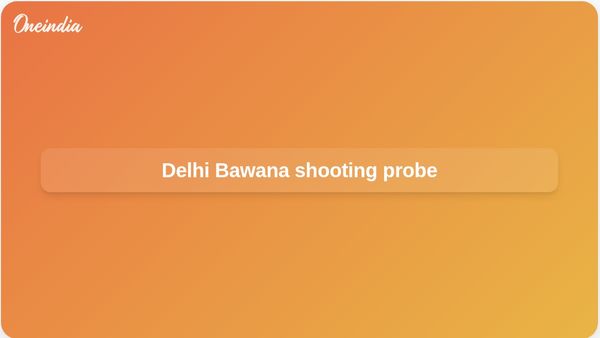 Delhi Bawana shooting: Police probe gang rivalry after Ravi Bhardwaj killed in shop