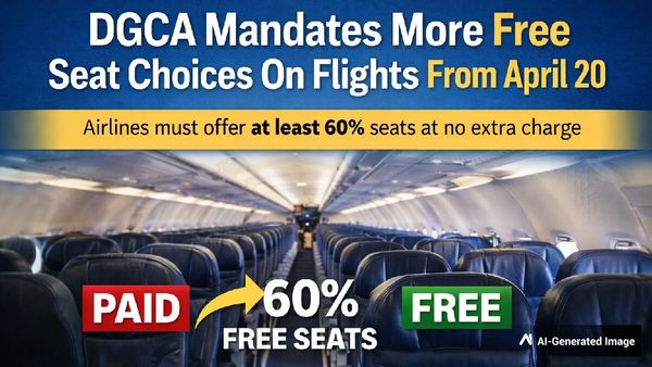 Air Travellers to Benefit as DGCA Limits Paid Seat Charges