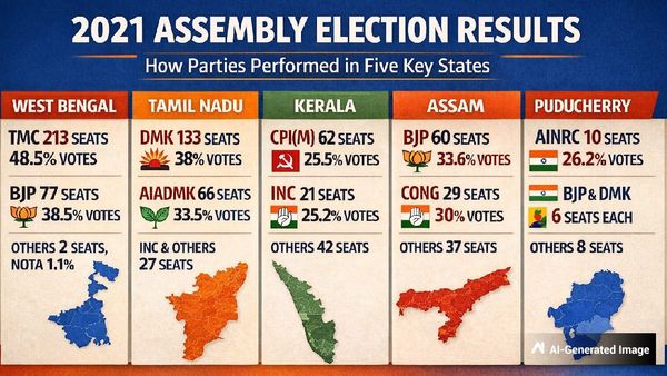 2021 Poll Numbers Explained: Seat Wins and Vote Shares in Five Key States