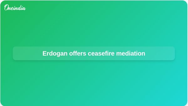 Pakistan Afghanistan ceasefire: Erdogan offers Turkey mediation after six days of border clashes