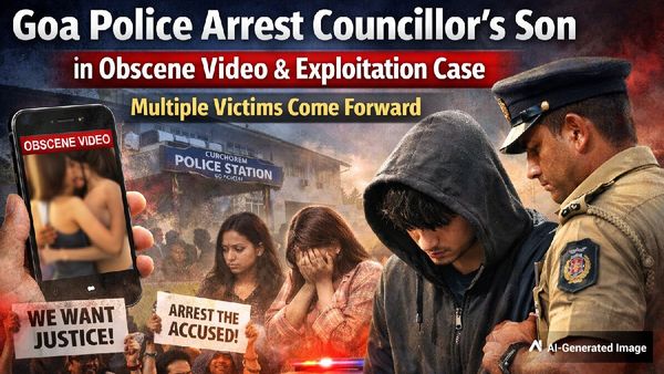 Goa Police Arrest Councillor’s Son In Obscene Video And Exploitation Case, Multiple Victims Come Forward