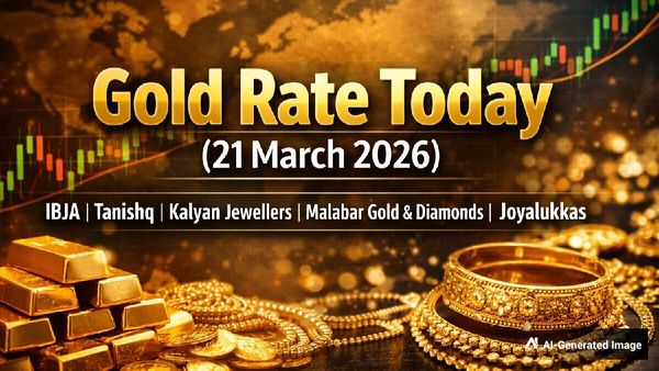 Gold Rate Today (21 March 2026): IBJA Gold Price Update, Tanishq, Kalyan, Malabar, Joyalukkas Rates