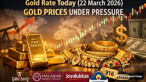 Gold Rate Today (22 March 2026): Fresh IBJA Benchmark Prices, Tanishq, Kalyan, Malabar, Joyalukkas Rates