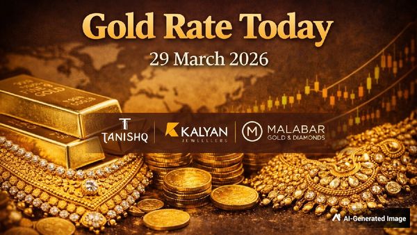Gold Rate Today (29 March 2026): Latest IBJA Rates With Tanishq, Kalyan, Malabar, Joyalukkas Prices