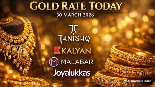 Gold Rate Today (30 March 2026): IBJA Benchmark Rates, Tanishq, Kalyan, Malabar, Joyalukkas Prices