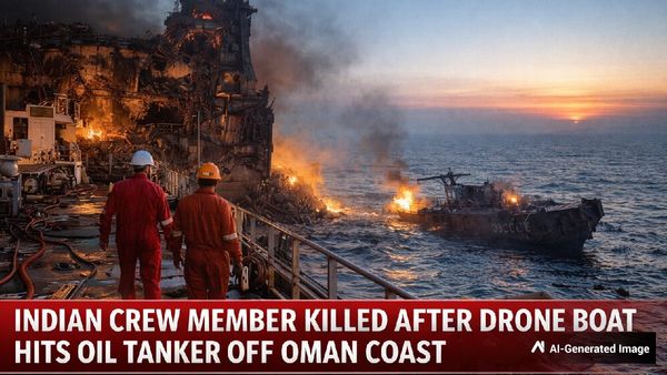 Indian Sailor Dies As Iran Dron Hits Oman's Oil Tanker