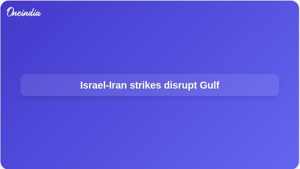 Israel-Iran conflict escalates with airstrikes, missile launches, and Gulf disruption