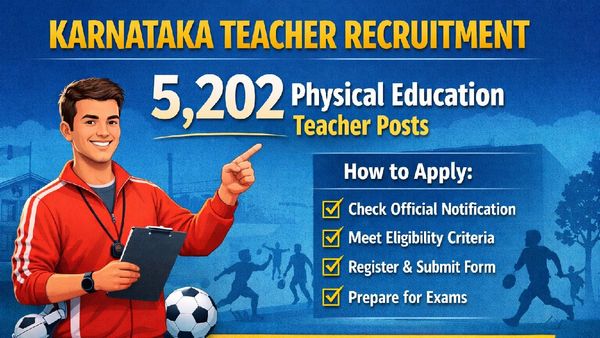 Karnataka Govt Announces 5,202 Physical Education Teacher Jobs; Here’s How to Apply