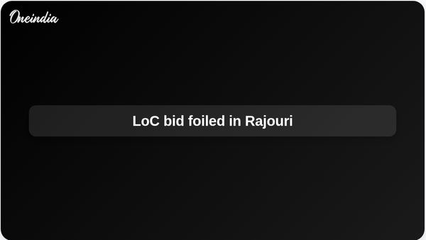 LoC infiltration bid foiled in Rajouri as Indian Army kills one militant