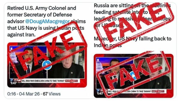 Did US Warships Use Indian Ports to Attack Iran? What MEA Said