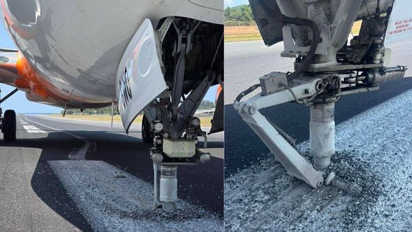 Air India Express Hyderabad–Phuket Flight Suffers Hard Landing In Phuket, Nose Wheel Damaged; Runway Closed