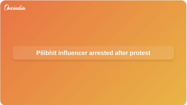 Pilibhit influencer arrest after alleged remarks against Valmiki community prompt protest