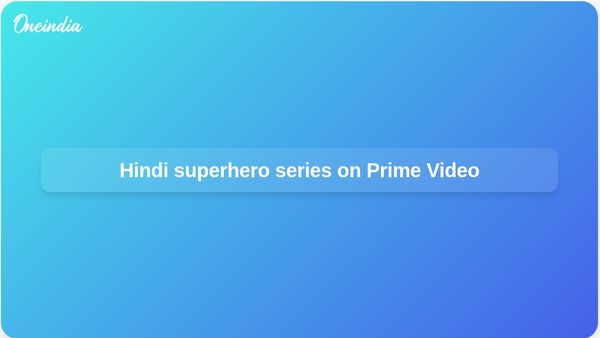 Hindi superhero series: Prime Video announces Vansh-The Kalyug Warriors with The Viral Fever TVF