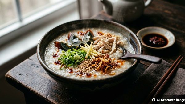 Congee: How to Make Chinese Rice Porridge with Simple Steps and Fresh Garnishes