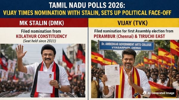 Tamil Nadu Elections 2026: Vijay Files Nomination Same Day as MK Stalin, Sets Up Symbolic Political Face-Off