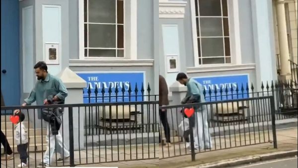 Viral Video: Virat Kohli With Son Akaay in London; Internet Reacts