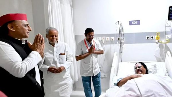 Akhilesh Yadav Stresses Harmony After Visiting BJP MLA in Hospital Who Got Injured Burring His Effigy