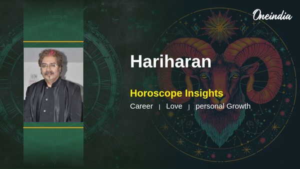 Hariharan Horoscope: Aries Insights Into Career, Love And Health For The Singer