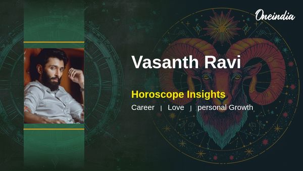Aries Horoscope for Vasanth Ravi: Career Guidance and Personal Growth