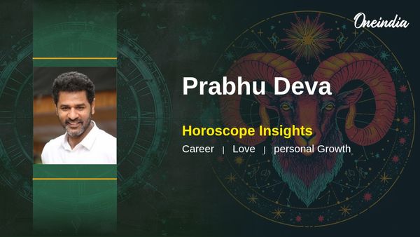 Prabhu Deva Aries Horoscope: Actionable Guidance For Career, Love And Health