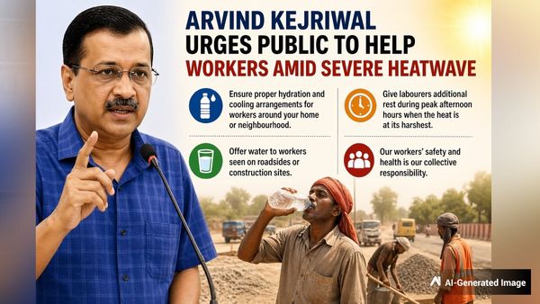 Arvind Kejriwal Appeals For Support To Labourers Battling Extreme Heat
