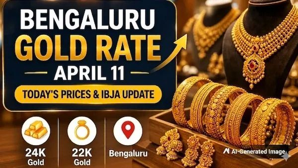 Bangalore Gold Rate Today April 11: IBJA Rates Rise, 22K Prices at Top Jewellers Ahead Of Akshaya Tritiya