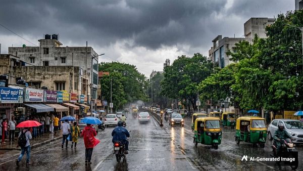 Bengaluru Rain: April Showers Cool Parts of City After Sudden Thunderstorm Offer Break From Rising Heat