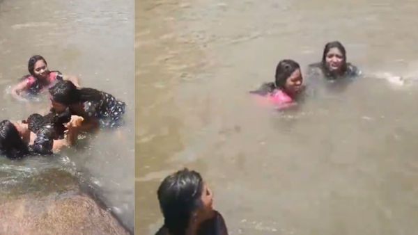 3 Minor Girls Drown At Andhra Pradesh Waterfall After Slipping On Rocks While Taking Photos During Holiday