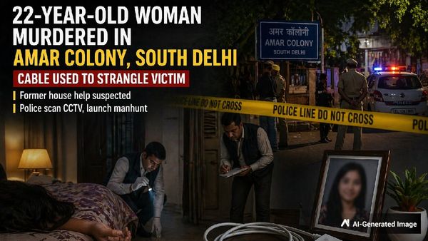 Delhi Crime: IRS Officer’s Daughter Found Dead in Amar Colony House, Police Launch Manhunt