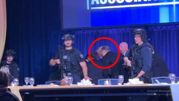 US President Donald Trump's First Reaction After Shooting at White House Correspondents' Dinner