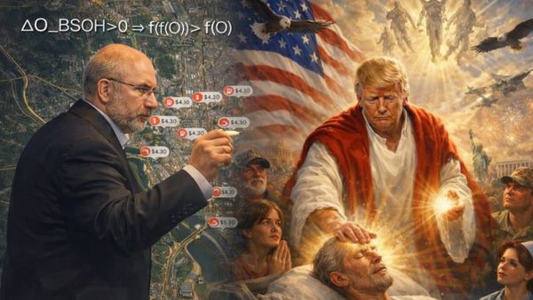 Two Minds, Two Messages: Ghalibaf Warns with Math Equation, Trump Brings 'AI' Salvation?