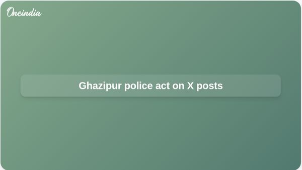 Ghazipur police register cases over X posts on girl found dead in Uttar Pradesh