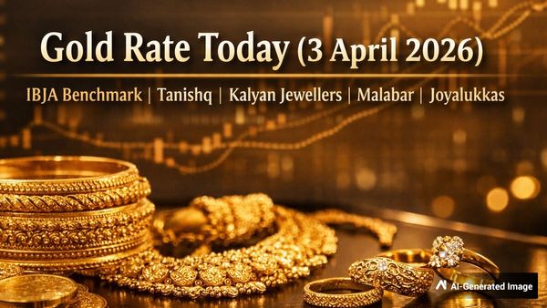 Gold Rate Today (3 April 2026): Latest IBJA Benchmark, Tanishq, Kalyan Jewellers, Malabar, Joyalukkas Rates
